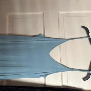 Blue maxi dress